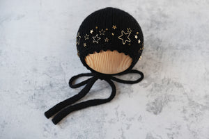 TWINKLE STARS' bonnet **MADE TO ORDER**